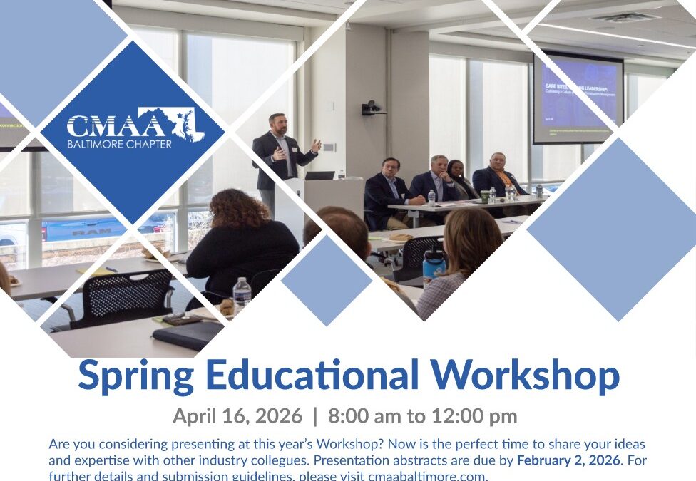 2026 CMAA Baltimore – Spring Education Workshop