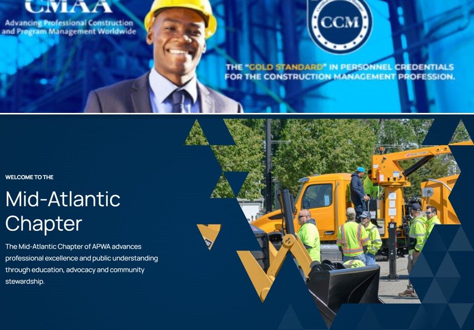 APWA MID-ATLANTIC CHAPTER – Lunch-n-Learn-Leveraging and Enhancing Construction Management Skills